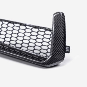 Ford Mustang Bumper Inserts - Front - Anderson Composites - Carbon Fiber - `24-`27